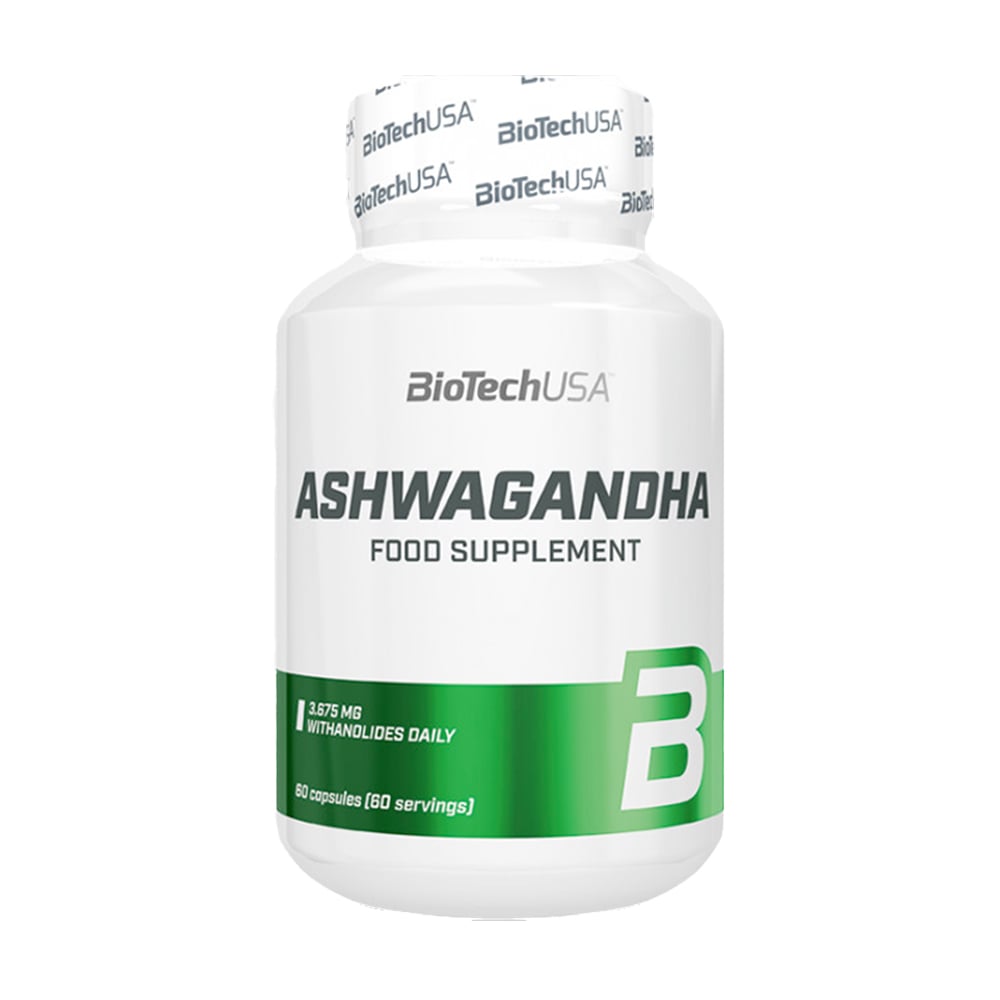 Ашваганда BioTechUSA Ashwagandha, 3.675 мг, 60 капсул